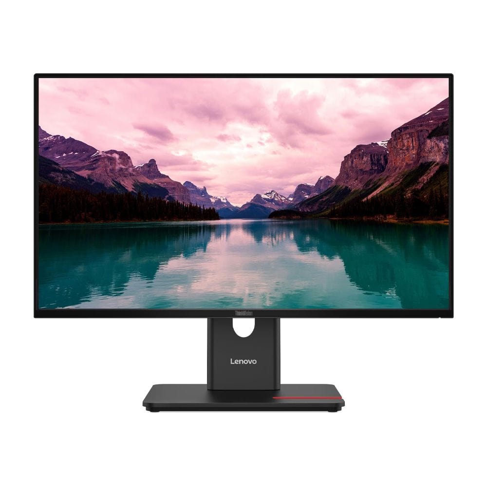 Lenovo ThinkVision 24-Inch FHD IPS Monitor, 100Hz Refresh Rate, NearEdgeless Display, TUV Low Blue Light & HDMI Connectivity | Black - 64A4MAT2UK