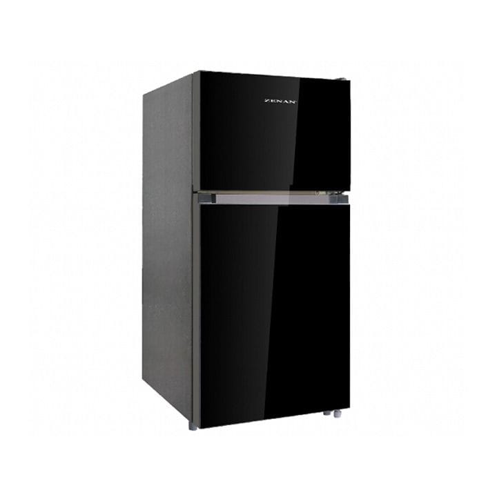 Zenan Refrigerator 90L – Black Glass | ZBC-U89BG