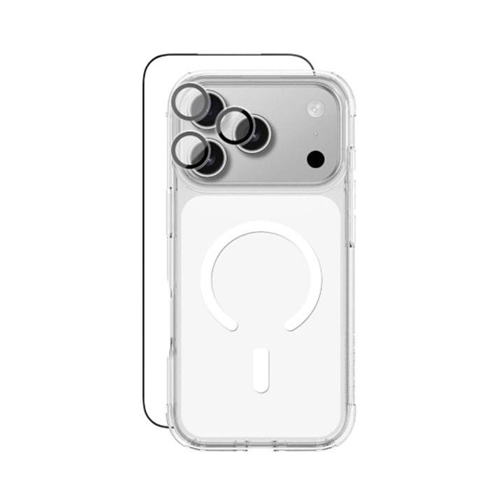 AmazingThing Radix 3-in-1 Bundle for iPhone 17 Pro Max (Mag Case + 3D Privacy Glass + Clear Lens)