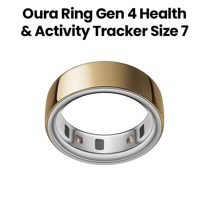 خاتم ذكي اورا الجيل الرابع لتتبع الصحه والنشاط مقاس 7 ذهبي JZ90-54216-07