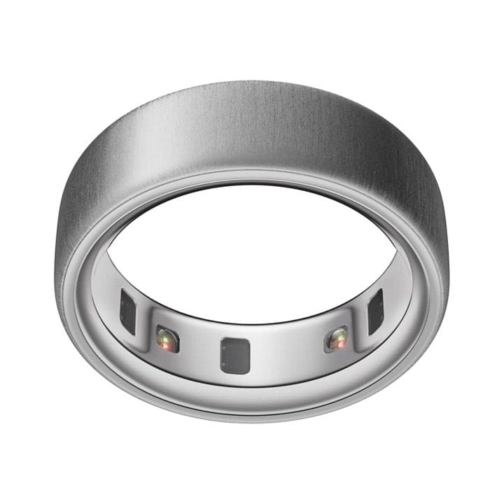 Oura Ring 4 Smart Ring Health & Activity Tracker Size 8 | Brushed Silver | JZ90-54220-08