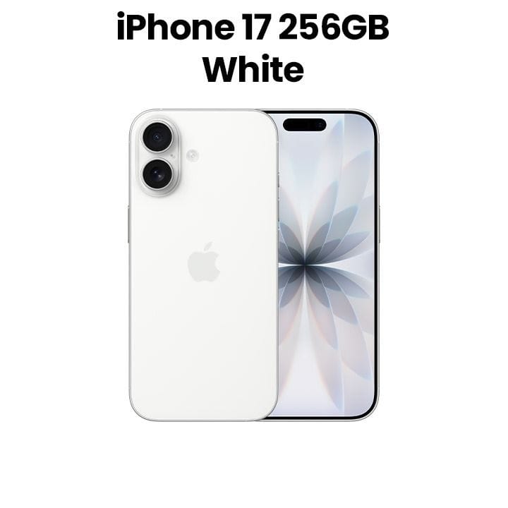 آبل آيفون 17 256 جيجابايت — أبيض | MG684AH/A