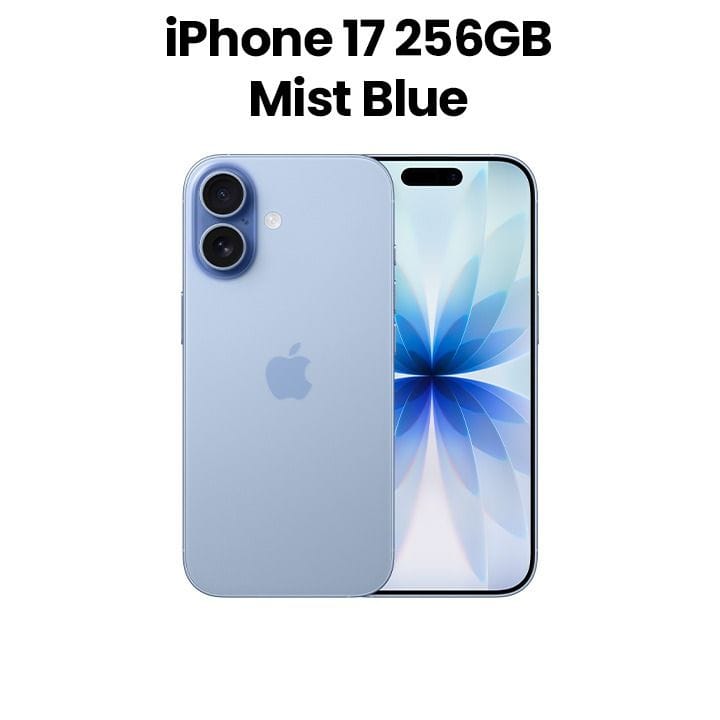 آبل آيفون 17 256 جيجابايت - أزرق ضبابي | MG694AH/A