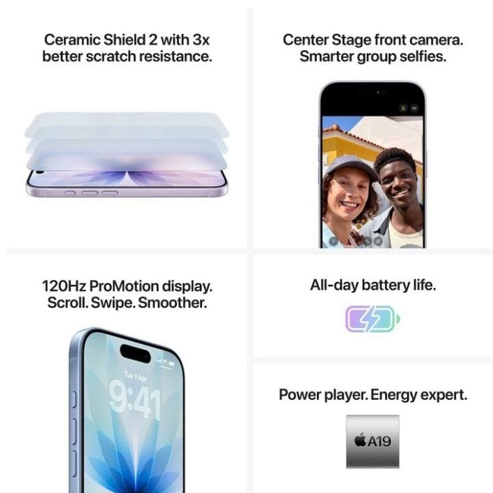Apple iPhone 17 512GB Smartphone | Lavender | MG6G4AH/A