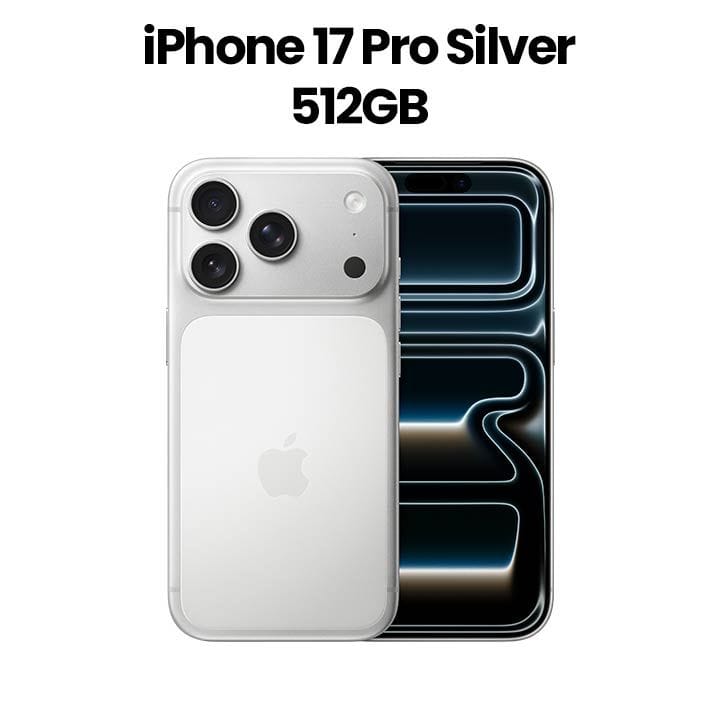 آبل آيفون 17 برو 512 جيجابايت - فضي | MG894AH/A