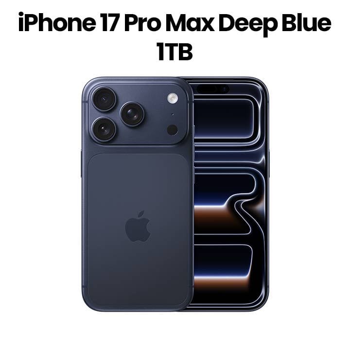 Apple iPhone 17 Pro Max 1TB Smartphone | Deep Blue | MFYH4AH/A