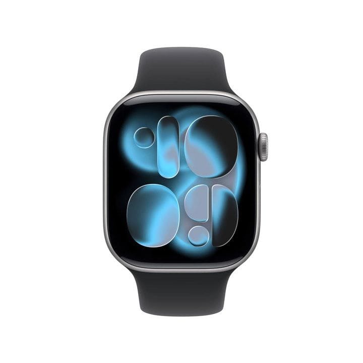 Apple Watch Series 11 GPS + Cellular 46mm Space Grey Aluminium Case with Black Sport Band M/L | MFCA4AF/A