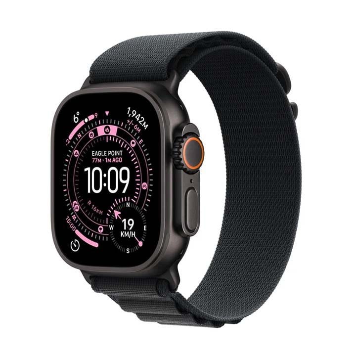 Apple Watch Ultra 3 GPS + Cellular 49mm Black Titanium Case with Black Alpine Loop Small | MF0Q4AF/A