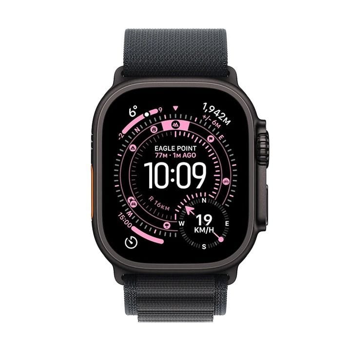 Apple Watch Ultra 3 GPS + Cellular 49mm Black Titanium Case with Black Alpine Loop Medium | MF0V4AF/A