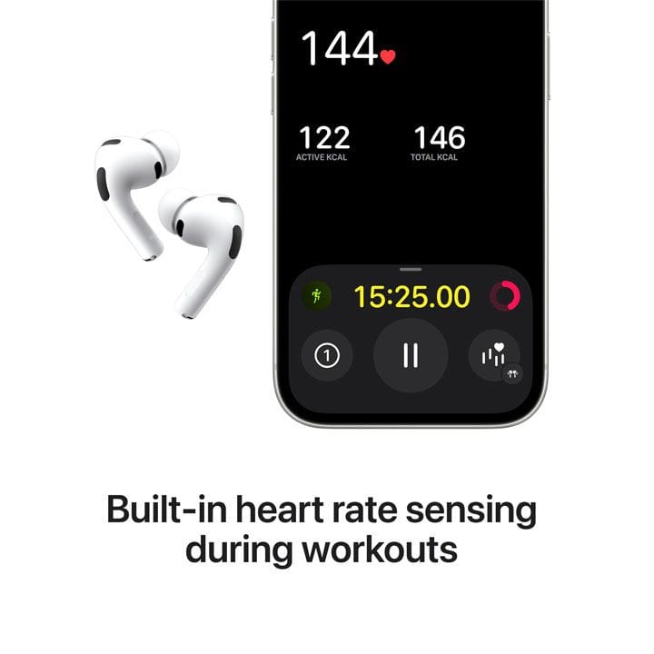 Apple AirPods Pro 3 (2025 Model) | White | MFHP4ZE/A