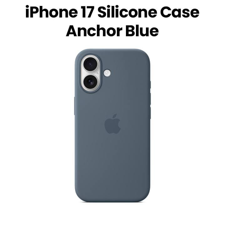 غطاء سيليكون آيفون 17 مع ماج سيف | أزرق مرساة | MGEW4ZM/A