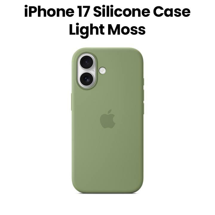 Apple iPhone 17 Silicone Case with MagSafe | Light Moss | MGEX4ZM/A