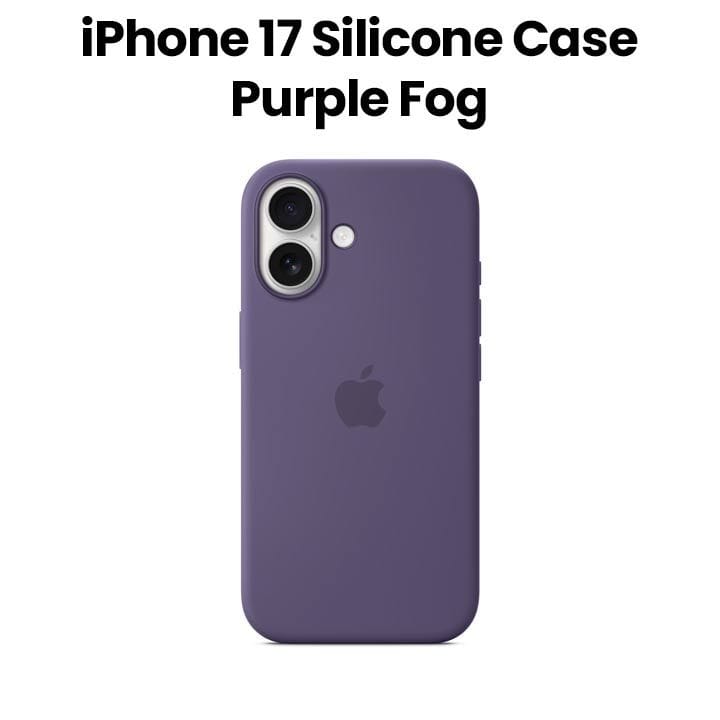 غطاء سيليكون آيفون 17 مع ماج سيف | ضباب بنفسجي | MGF04ZM/A