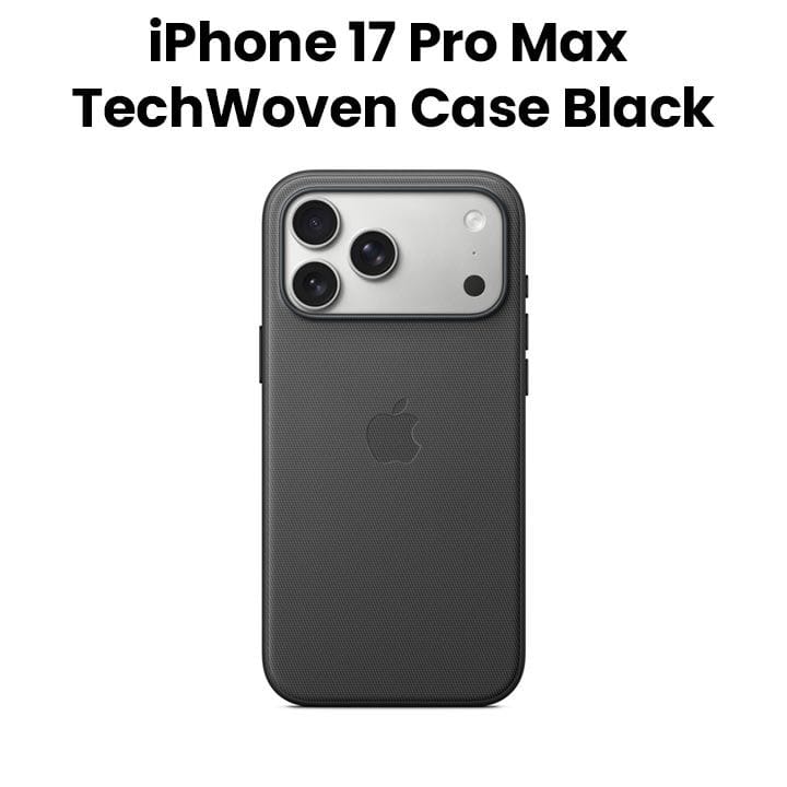 Apple iPhone 17 Pro Max TechWoven Case with MagSafe | Black | MGF84ZM/A