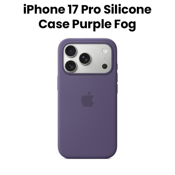 Apple iPhone 17 Pro Silicone Case with MagSafe | Purple Fog | MGFG4ZM/A