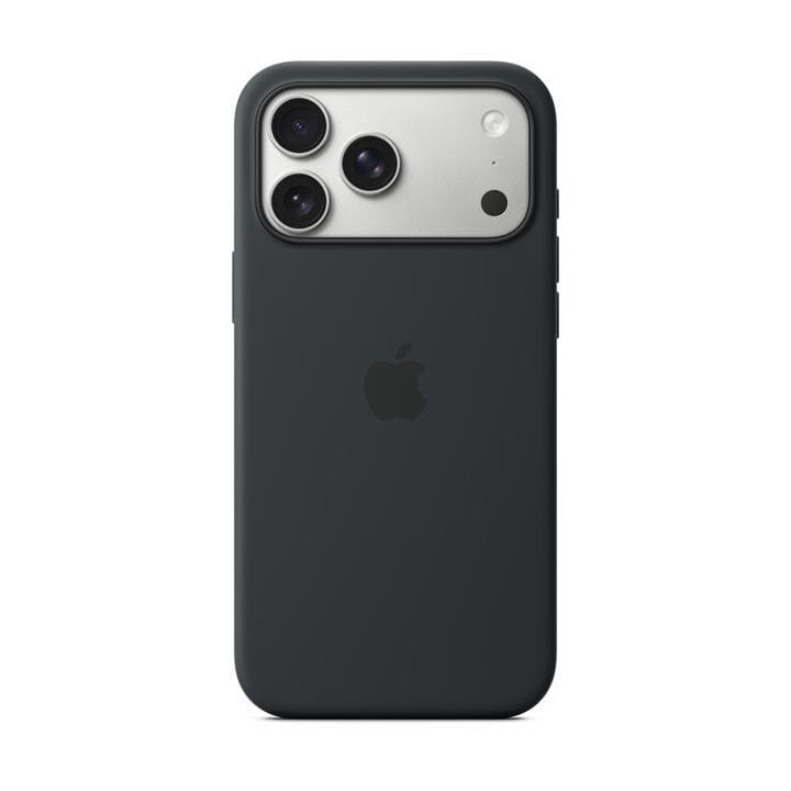 Apple Silicone Case With MagSafe For iPhone 17 Pro Max, Form Fitting Protection, Wireless Charging Compatible, Refined And Functional Design - Black - MGFR4ZM/A