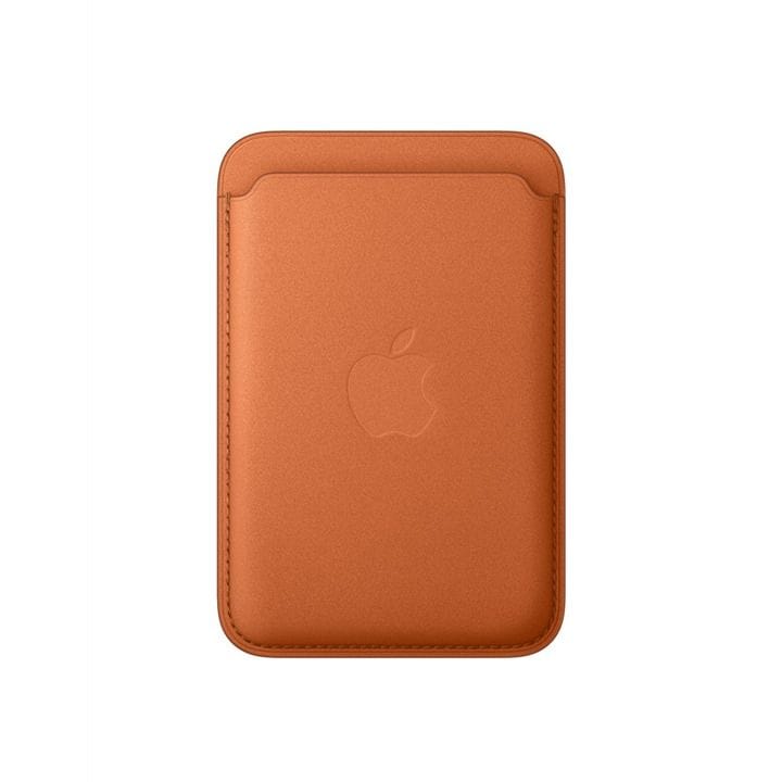 Apple FineWoven Wallet With MagSafe For iPhone, Integrated Magnetic Connection, FineWoven Material Construction - Fox Orange - MGH64ZM/A