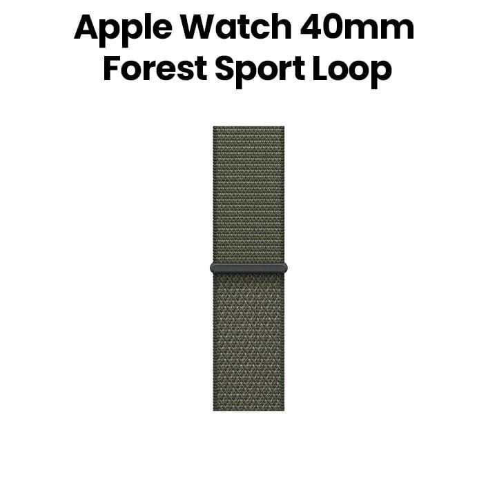 Apple Sport Loop 40mm, Lightweight And Breathable Design, Secure Fit Mechanism, Sustainable Materials - Forest - MFF74ZM/A