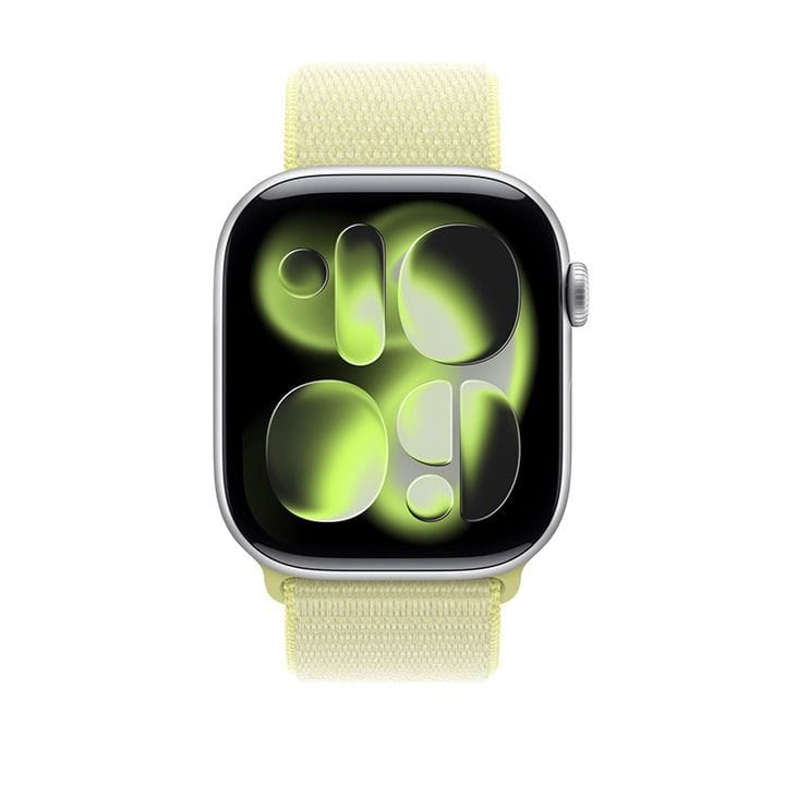 Apple Sport Loop 46mm, Lightweight And Breathable Design, Secure Fit Mechanism, Sustainable Materials - Yellow - MFFL4ZM/A