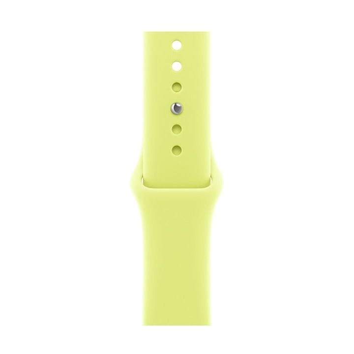 Apple Sport Band S/M 42mm, Lightweight Design, Innovative Pin-And-Tuck Closure, Sweat And Water Resistant - Neon Yellow - MFGC4ZM/A