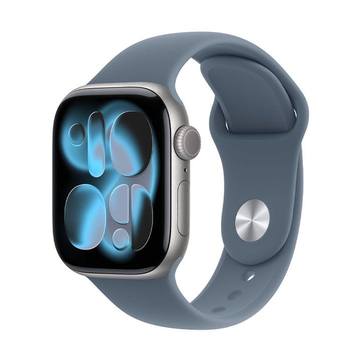 Apple Sport Band S/M 42mm, Lightweight Design, Innovative Pin-And-Tuck Closure, Sweat And Water Resistant - Anchor Blue - MFGE4ZM/A