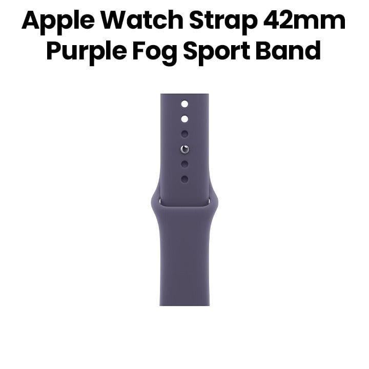 Apple Sport Band S/M 42mm, Lightweight Design, Innovative Pin-And-Tuck Closure, Sweat And Water Resistant - Purple Fog - MFGG4ZM/A