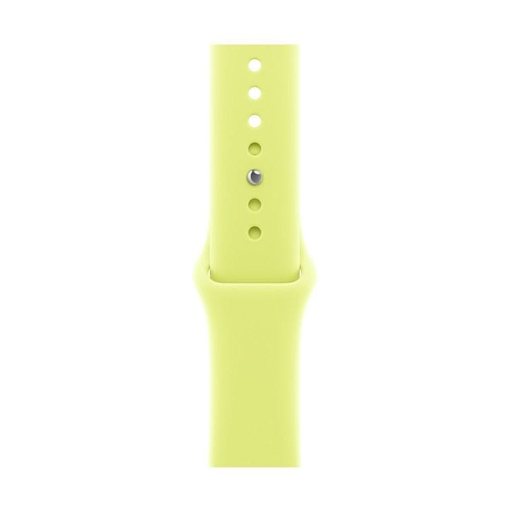 Apple Sport Band M/L 46mm, Lightweight, Sweat And Water Resistant Design, Pin And Tuck Closure - Neon Yellow - MFGW4ZM/A