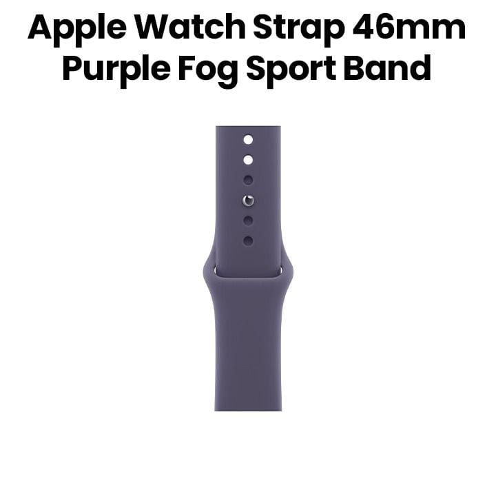 Apple Sport Band S/M 46mm, Lightweight, Sweat And Water Resistant Design, Pin And Tuck Closure - Purple Fog - MFH04ZM/A