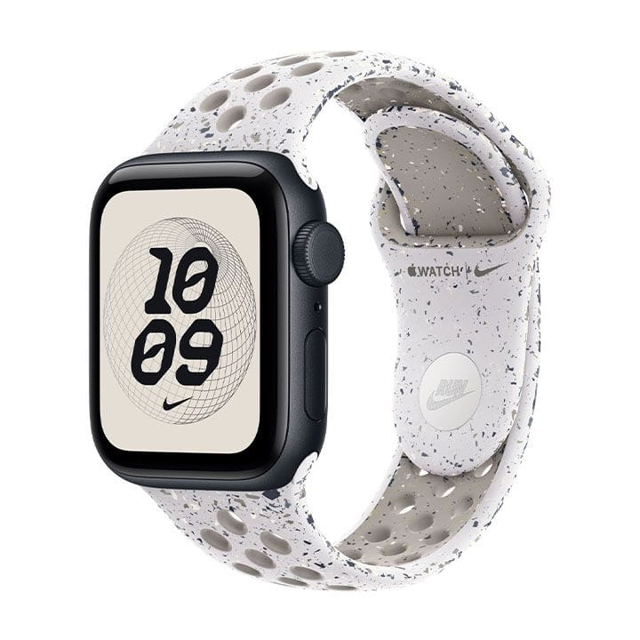 Apple Nike Sport Band M/L 40mm, Long Lasting Performance, Smooth Finish Designed, Comfortable Fit, Easy To Install - Veiled Gray - MGA34ZM/A