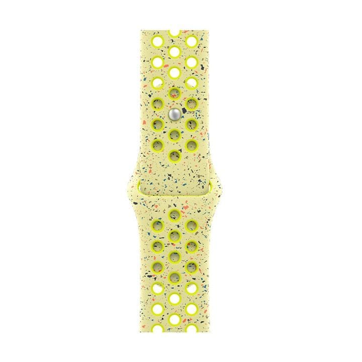 Apple Nike Sport Band S/M 42mm, Pin-And-Tuck Closure, Durable And Lightweight Design - Volt Splash - MGA94ZM/A