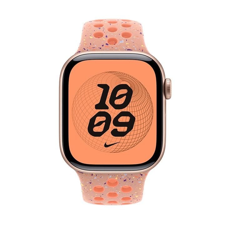 Apple Nike Sport Band M/L 42mm, Lightweight And Comfortable Fit, Breathable Design, High-Performance Material - Alpenglow Pink - MGAU4ZM/A