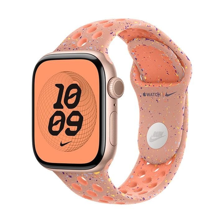 Apple Nike Sport Band M/L 42mm, Lightweight And Comfortable Fit, Breathable Design, High-Performance Material - Alpenglow Pink - MGAU4ZM/A