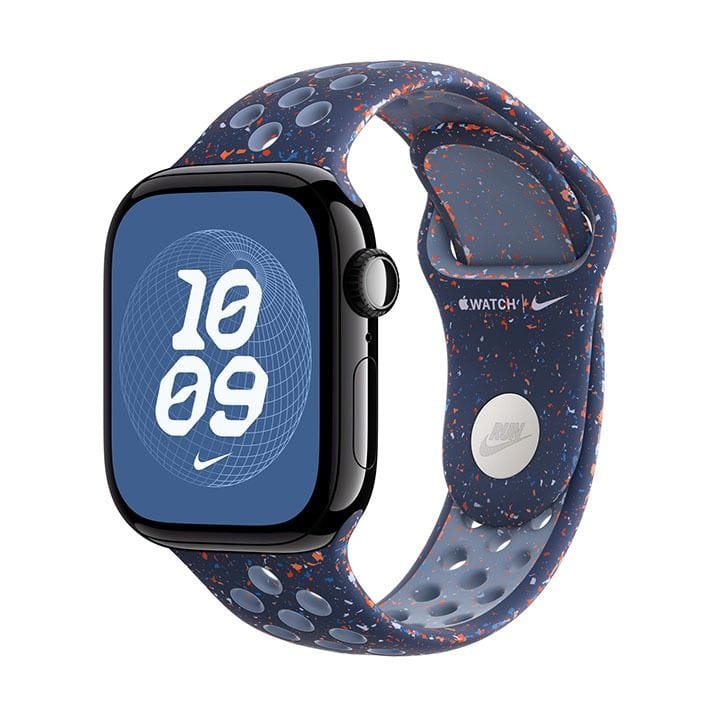 Apple Nike Sport Band M/L 42mm, Lightweight And Comfortable Fit, Breathable Design, High-Performance Material - Blue Ribbon - MGAX4ZM/A