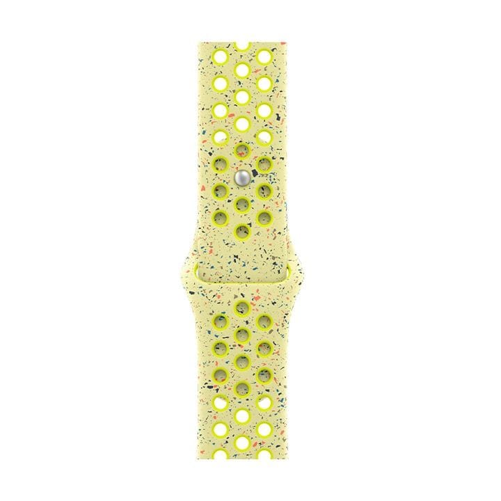 Apple Nike Sport Band M/L 42mm, Lightweight And Comfortable Fit, Breathable Design, High-Performance Material - Volt Splash - MGC14ZM/A