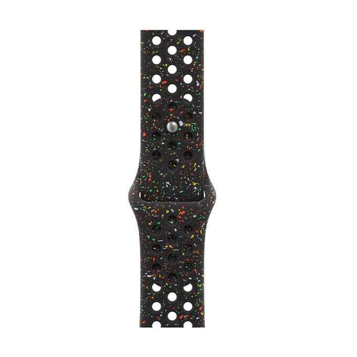 Apple Nike Sport Band S/M 46mm, Pin-And-Tuck Closure, Durable And Lightweight Design - Midnight Black - MGC24ZM/A