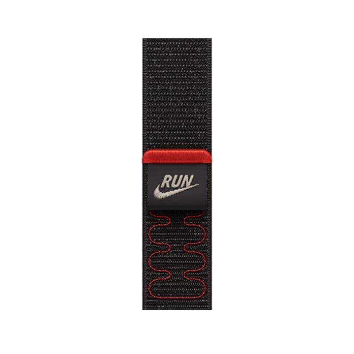 Apple Nike Sport Loop 42mm, Hook-And-Loop Fastener, Gentle Weave Texture, Secure And Adjustable Fit - Midnight Black - MGCX4ZM/A