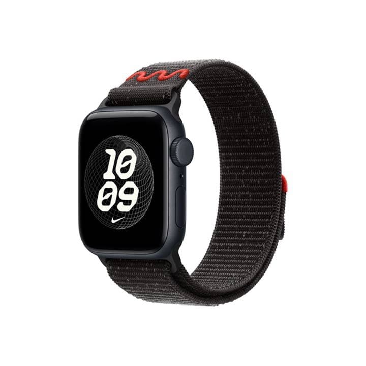 Apple Nike Sport Loop 42mm, Hook-And-Loop Fastener, Gentle Weave Texture, Secure And Adjustable Fit - Midnight Black - MGCX4ZM/A