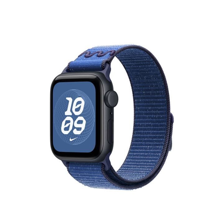 Apple Nike Sport Loop 46mm, Hook‑And‑Loop Closure, Durable And Lightweight Design - Blue Ribbon - MGD64ZM/A