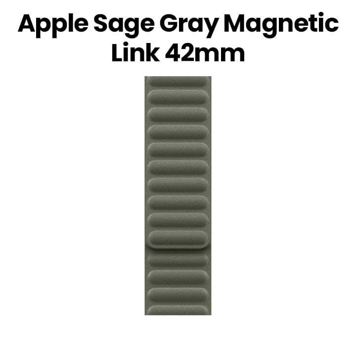 Apple Magnetic Link M/L 42mm, Elegant Design, Comfortable Fit, Versatile Compatibility - Sage Gray - MGDE4ZM/A
