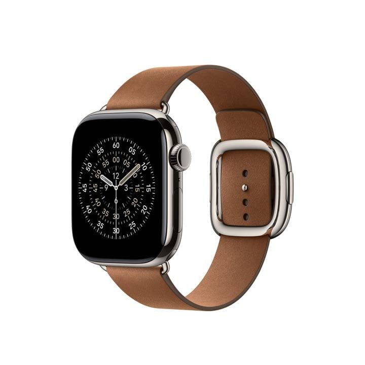 Apple Modern Buckle Medium 42mm, Secure Magnetic Buckle, Flexible Wear Comfort, Refined Material Finish - Caramel - MGG44ZM/A