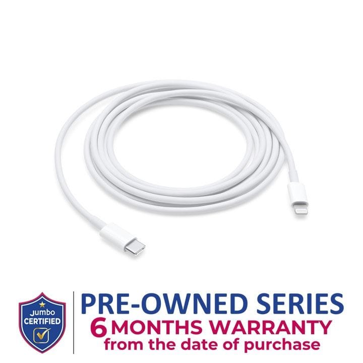 Apple USB-C to Lightning Cable (2 M)-ZML | MW2R3ZM/A (Pre Owned)