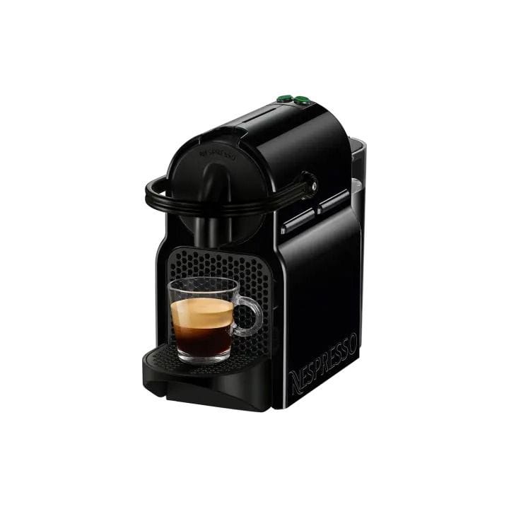 Nespresso Inissia Coffee Machine Capsule Brewer 19 Bar Pressure, 2 Cup Sizes Espresso Lungo, 25s Heat-Up, 0.7L Tank Compact Design | Black-D40-ME-BK-NE5
