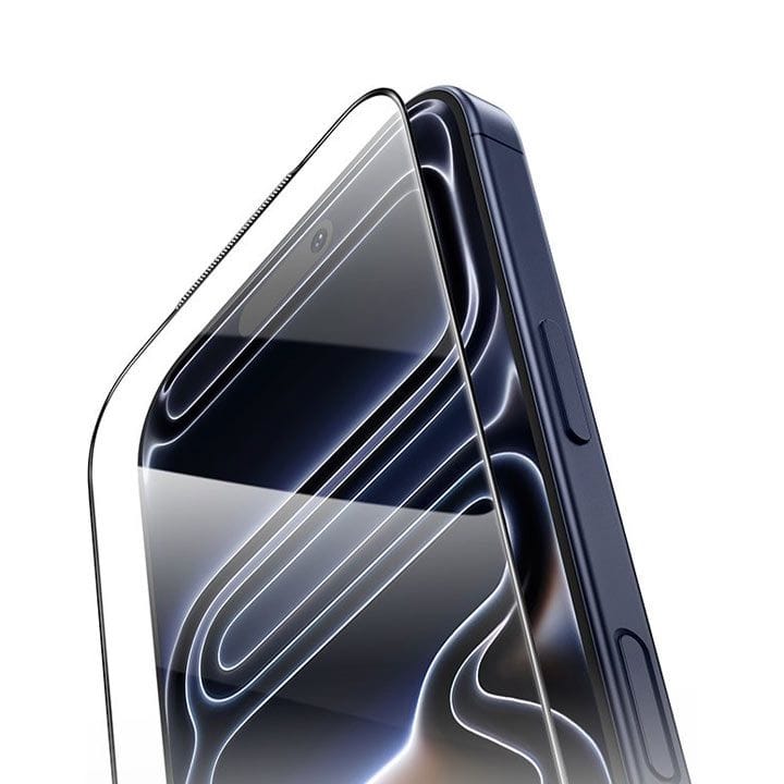 HOCO 3D Full Screen HD Tempered Glass for iPhone 17 Pro – Transparent | DG35