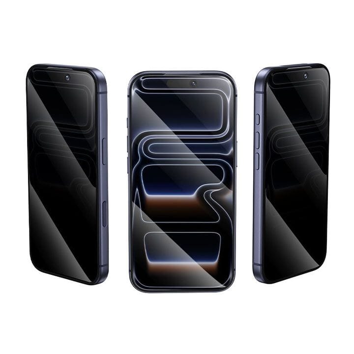 HOCO 3D Full Screen 180° Anti-Spy Tempered Glass for iPhone 17 Pro – Black | DG36