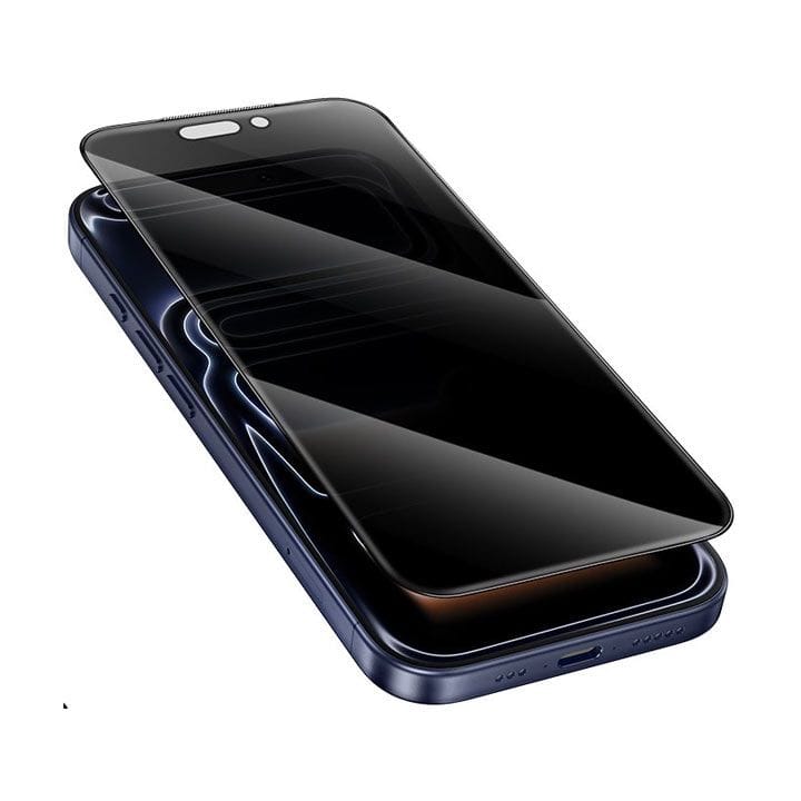 HOCO 3D Full Screen 360° Anti-Spy Tempered Glass for iPhone 17 Pro – Black | DG37