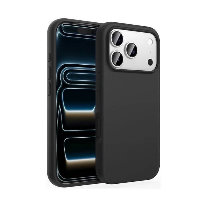 HOCO Silicone Protective Case for iPhone 17 Pro Max – Black | DG30