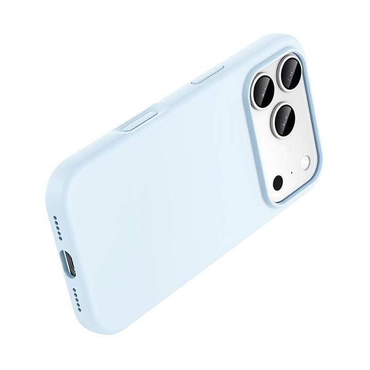 HOCO Silicone Protective Case for iPhone 17 Pro Max – Light Blue | DG30