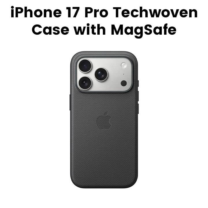 Apple iPhone 17 Pro Techwoven Case with MagSafe, Black | MGF34ZM/A