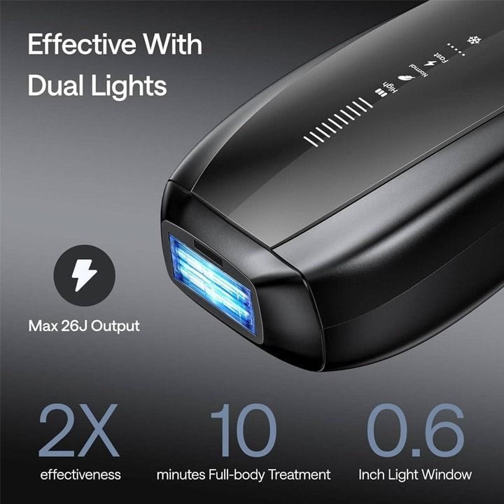 Ulike Air 10 IPL Hair Removal Device Without Leather Case for Men – Black | ULK-IPL-AIR10-BLK-X