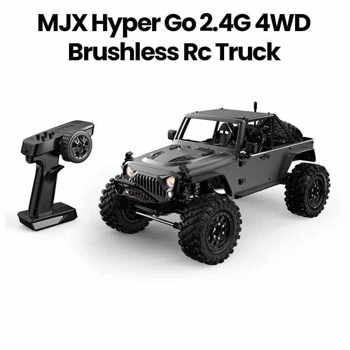 MJX 1/12 Hyper Go 2.4G 4WD Brushless RC Truck Black | H12Y